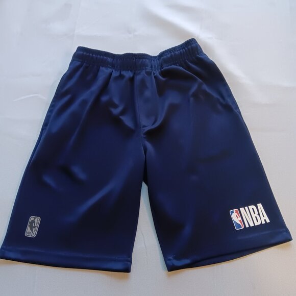Icer Brands Navy NBA  Athletic Short Youth Size 14/16 Elastic Waist Polyester D8 - Picture 1 of 9
